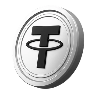 Moeda Tether USDT exibida na seção de informações da conta